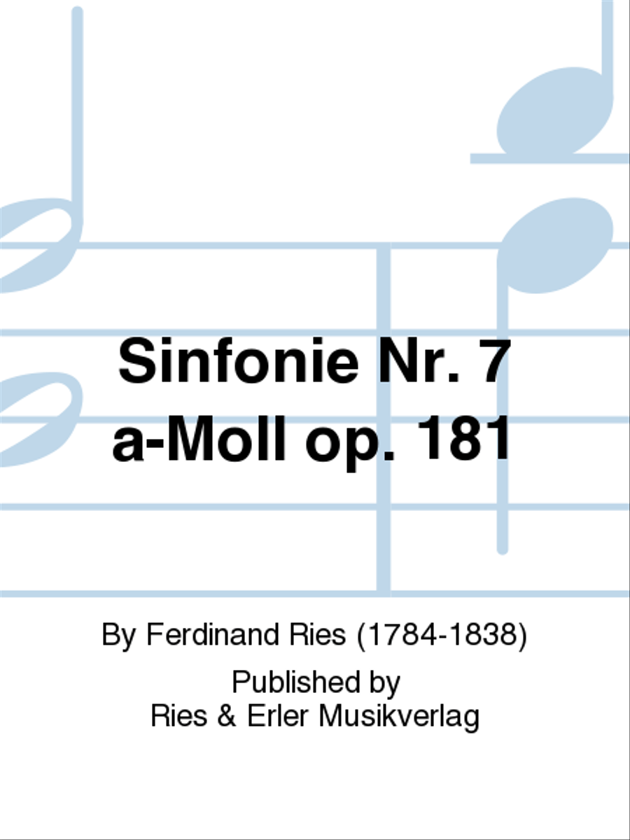 Sinfonie Nr. 7 a-Moll Op. 181 School and Community scores gallery preview page 1