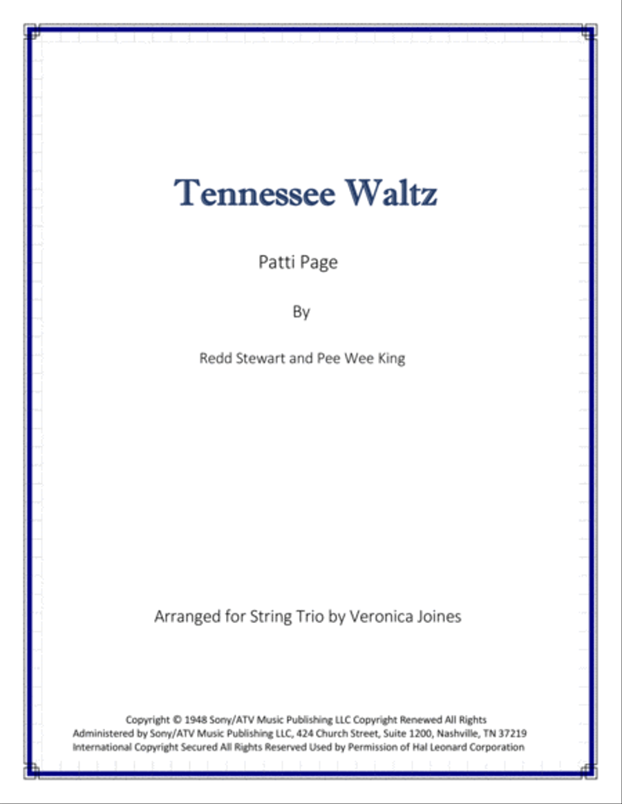 Tennessee Waltz