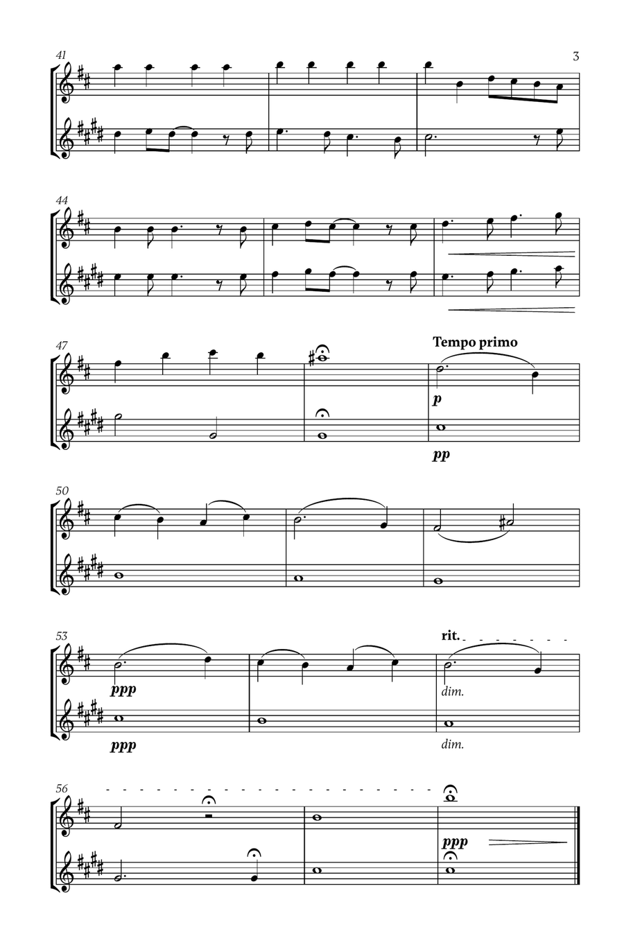 Mary, Did You Know? Mary, Did You Know? Trumpet Duet scores gallery preview page 3