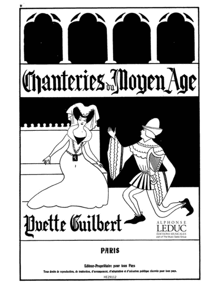 Guilbert Chanteries Du Moyen Age Volume 2 Medium Voice and Piano Book