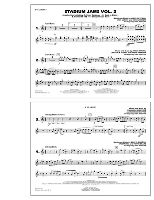 Stadium Jams - Vol. 2 - Bb Clarinet