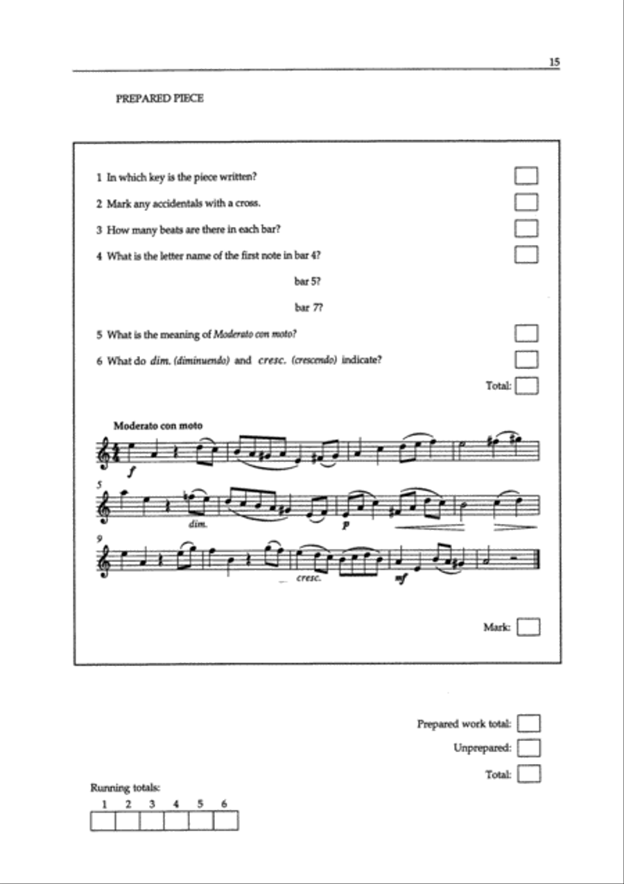Improve Your Sight-reading! Oboe, Grade 1-3 Oboe scores gallery preview page 4
