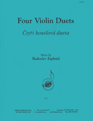 Four Violin Duets - Vln 2