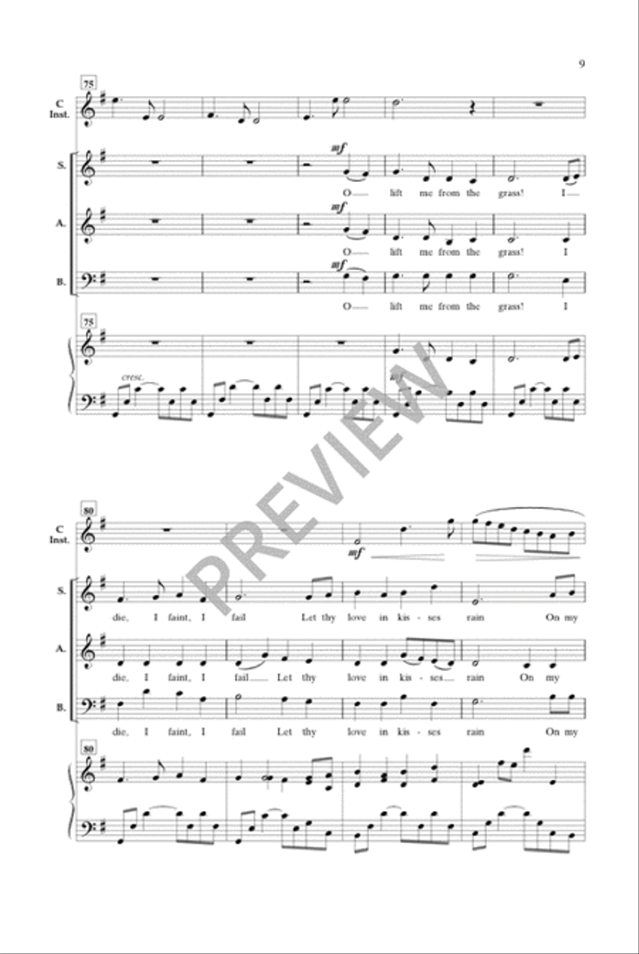 Dreams of Thee 3-Part scores gallery preview page 8
