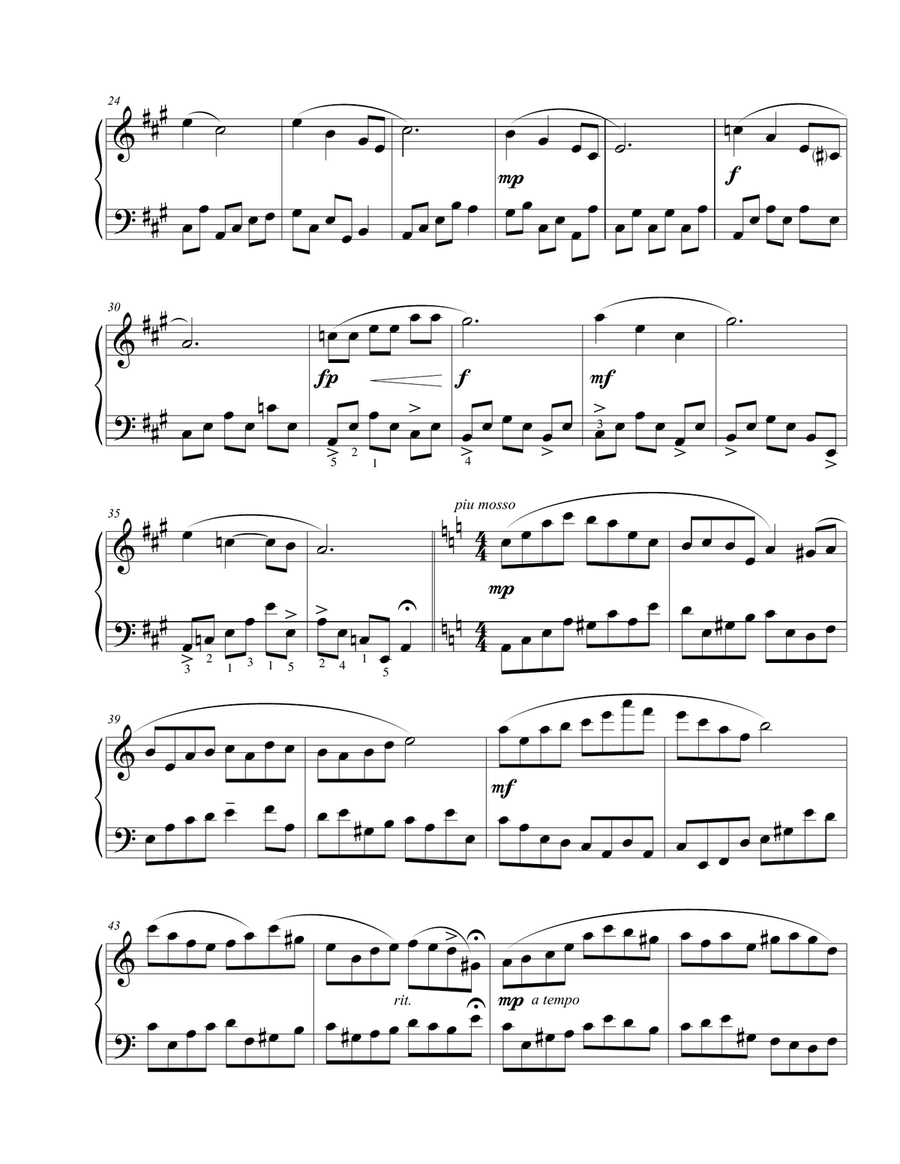 The Dove Piano Solo scores gallery preview page 2
