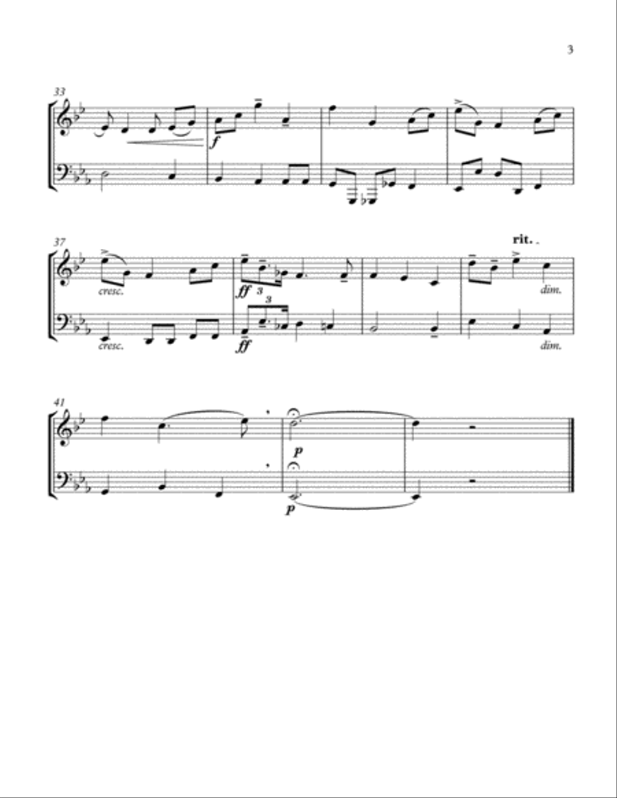 Nimrod French Horn and Tuba Duet-Two Tonalities Included Brass Duet scores gallery preview page 4