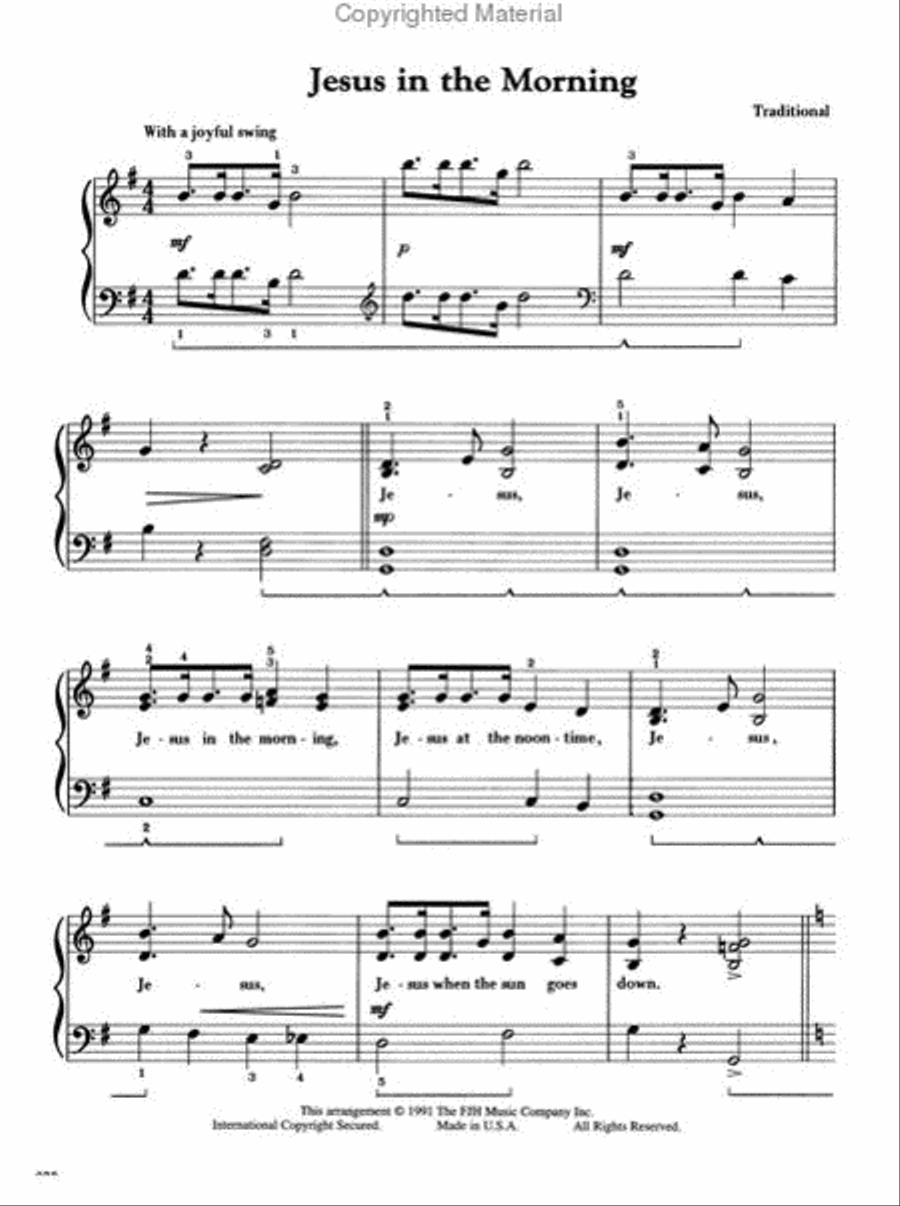 FunTime® Piano Hymns FunTime® Piano Hymns Piano Method scores gallery preview page 3