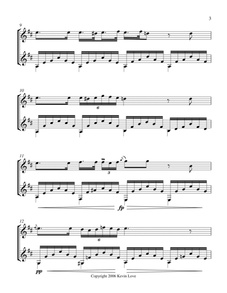 Ave Maria, D Major (Violin and Guitar) - Score and Parts image number null