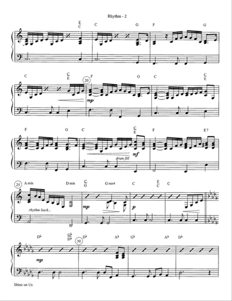 Shine on Us Shine on Us Set of Parts scores gallery preview page 3