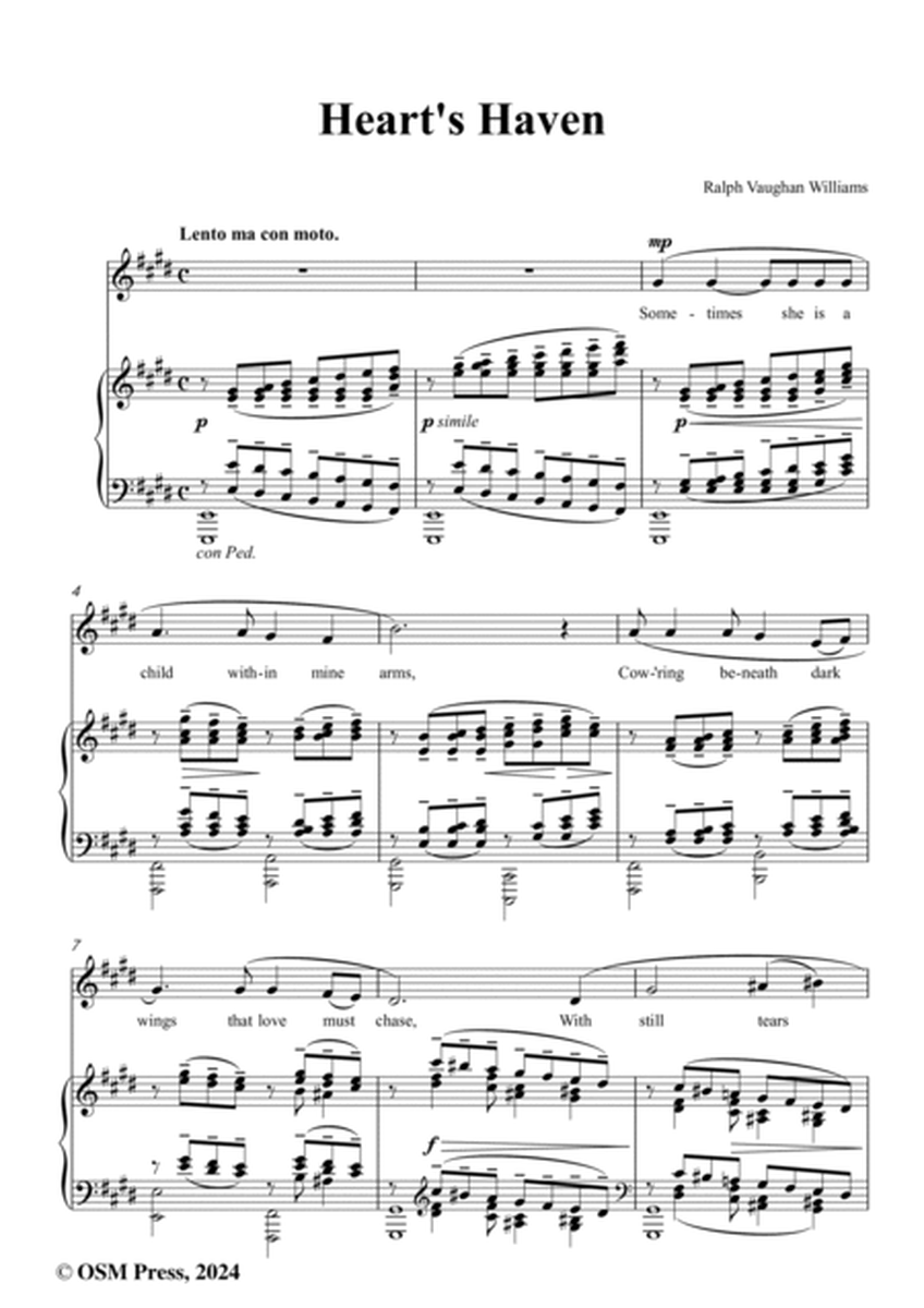 Vaughan Williams-Heart's Haven,in E Major