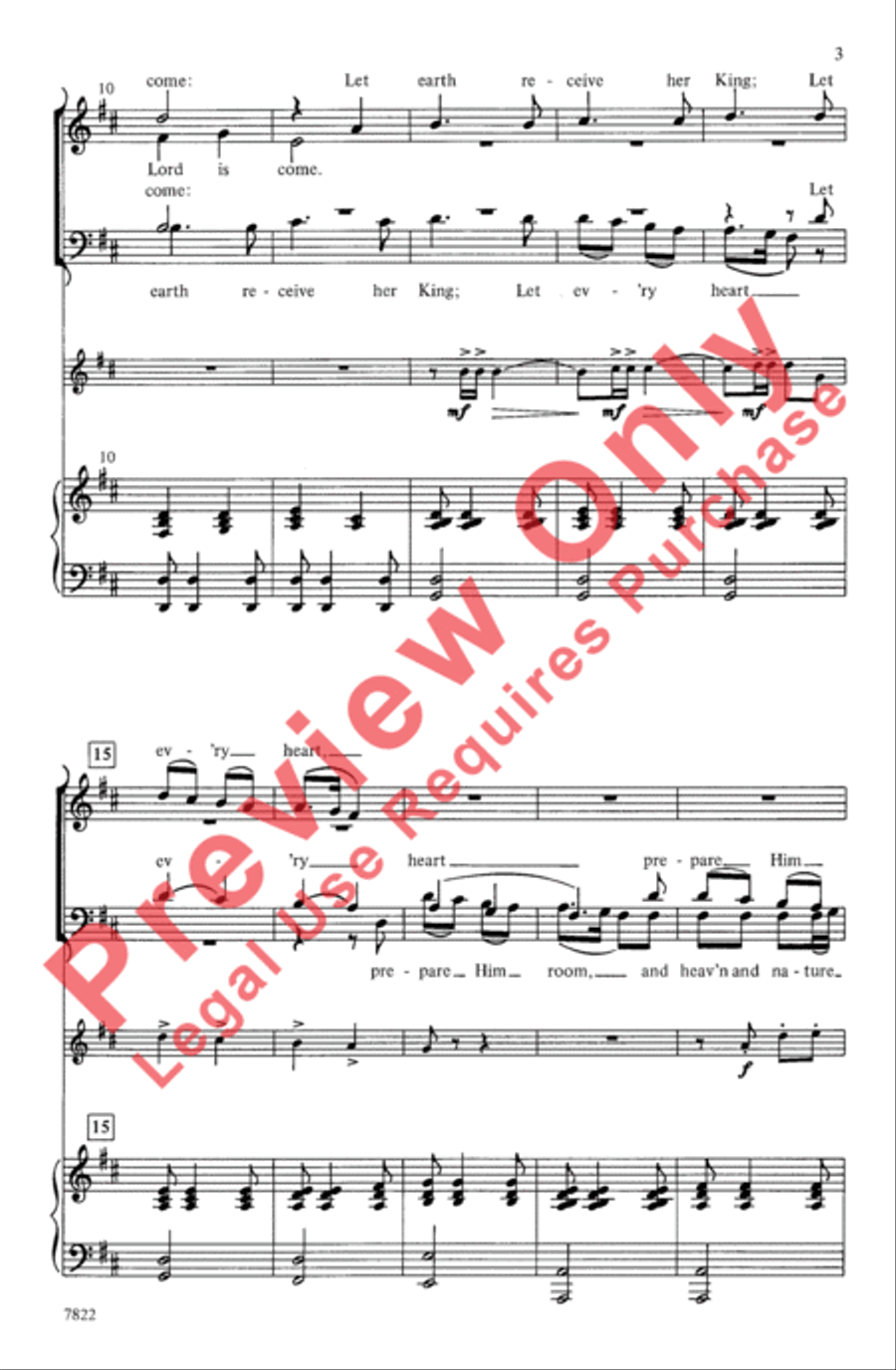 Joy: A Carol Cantata for Christmas 4-Part scores gallery preview page 3