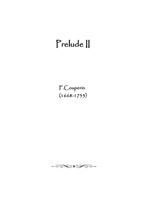 Prelude II by F. Couperin