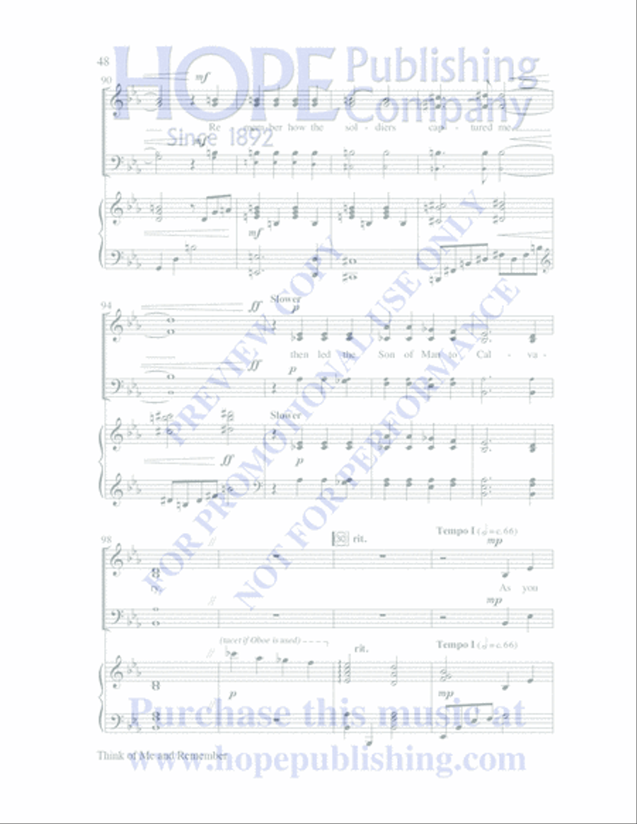 The Seven Last Days 4-Part scores gallery preview page 51