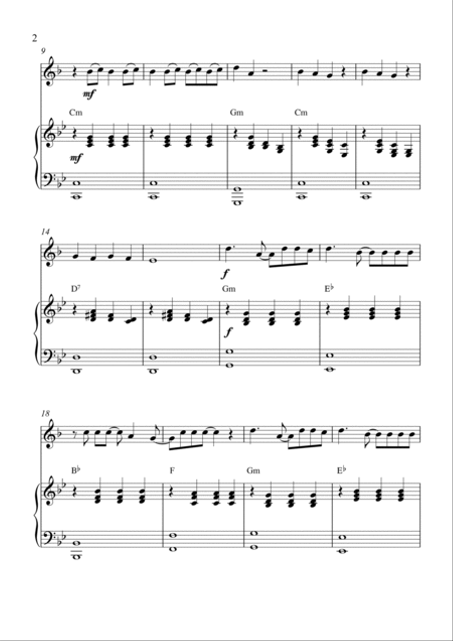 Viva La Vida Horn scores gallery preview page 2
