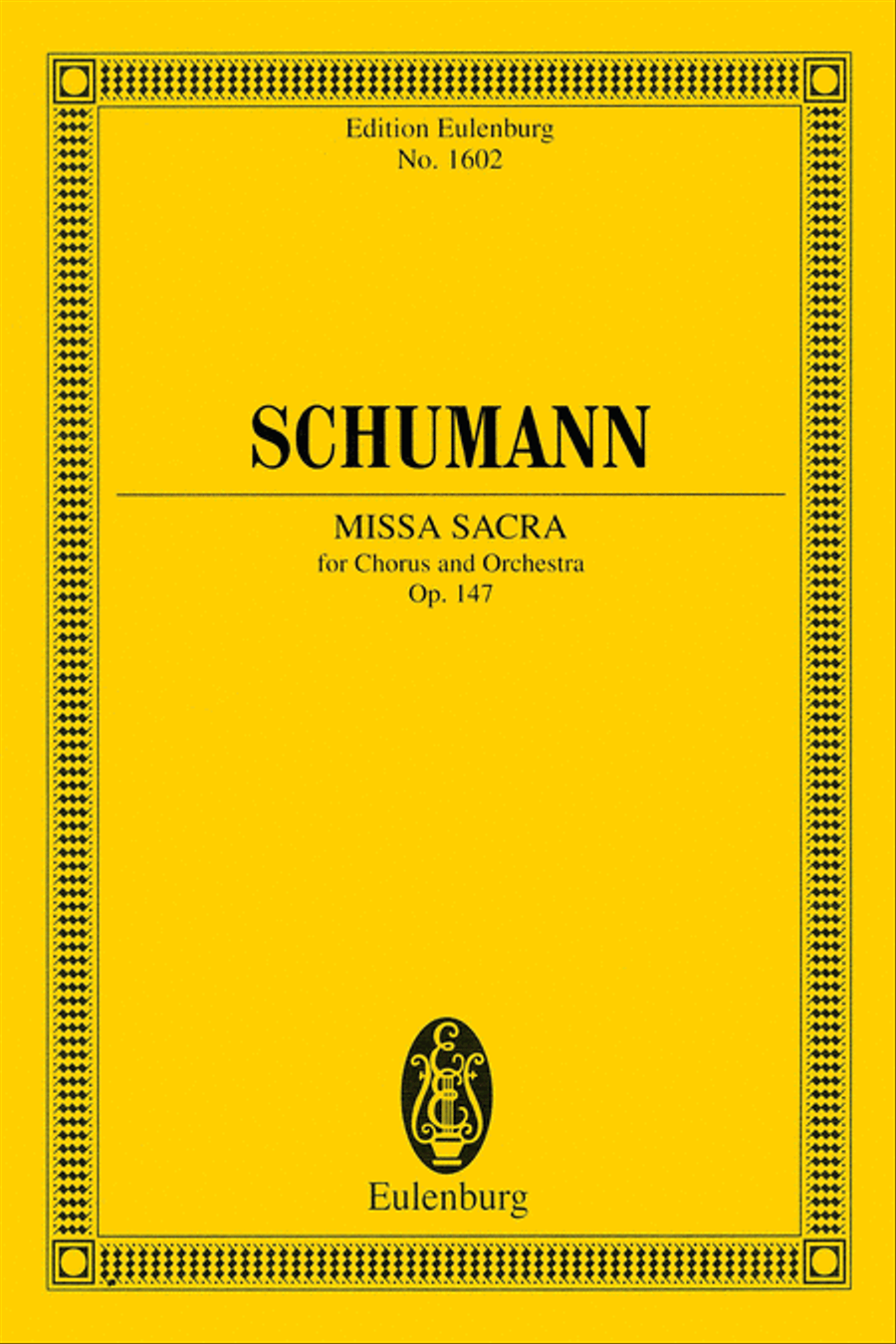 Missa Sacra for Four-Part Choir and Orchestra