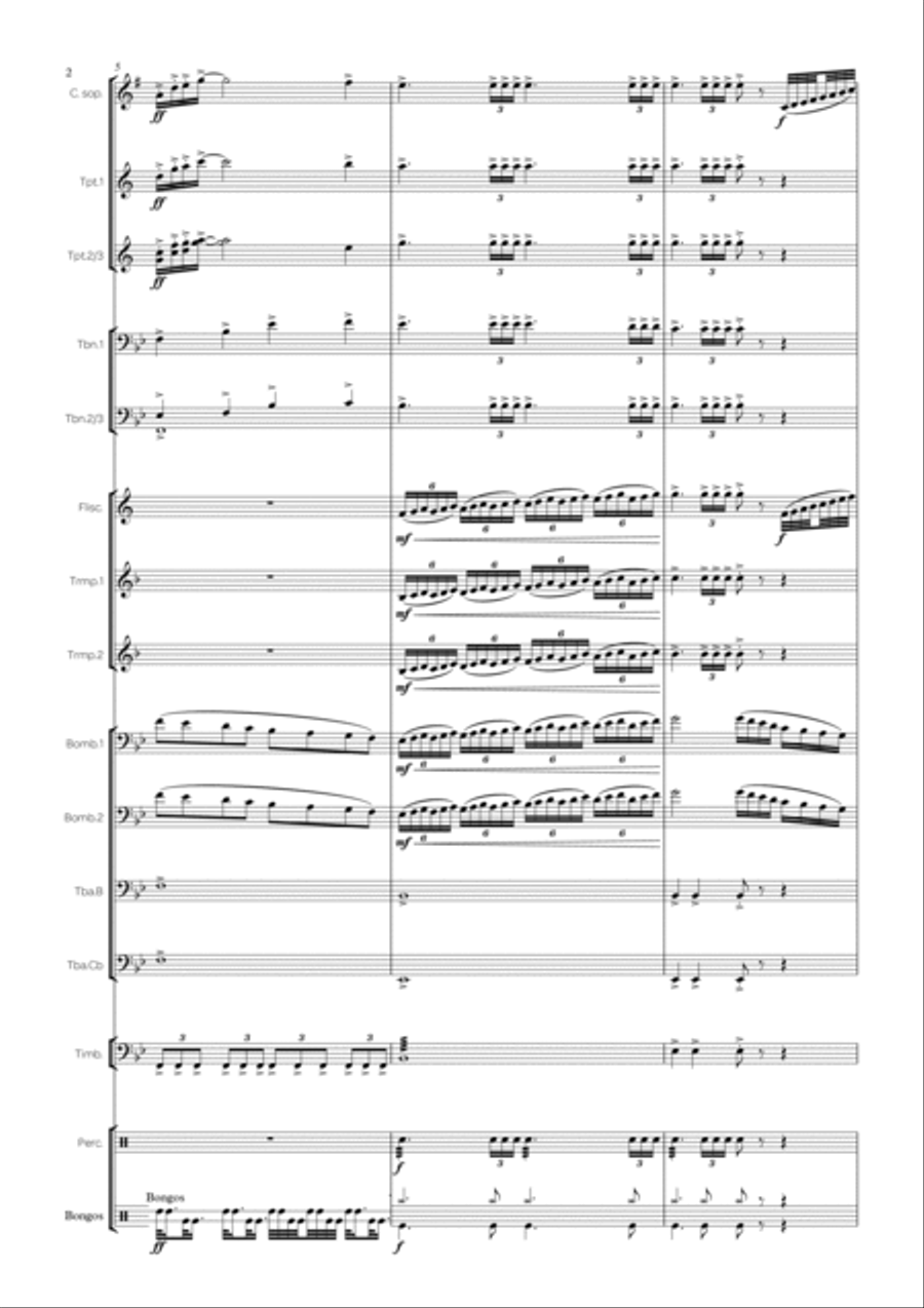 Gabriel's Oboe Euphonium scores gallery preview page 6