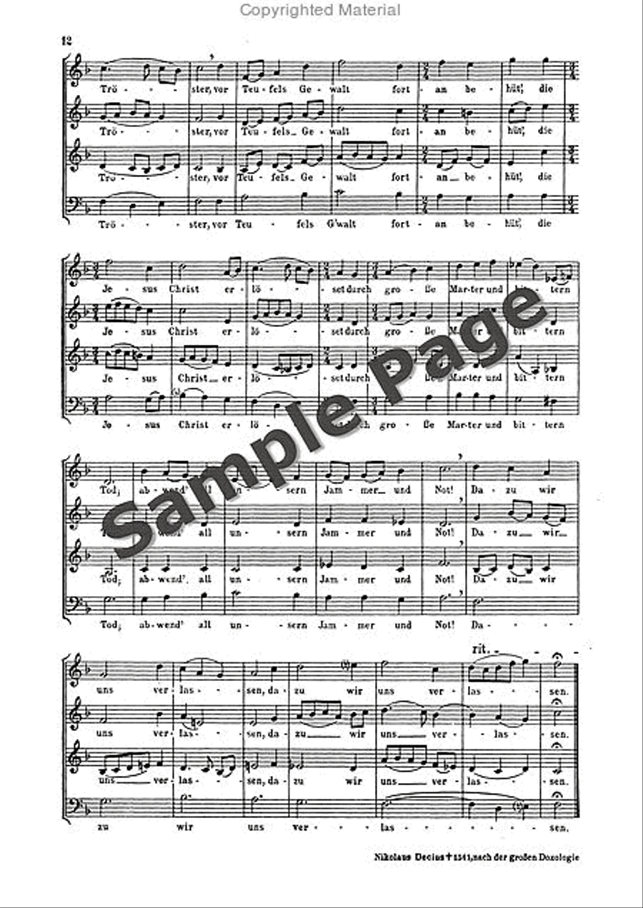 Liedmesse Choral Score SSATB scores gallery preview page 13