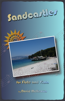 Book cover for Sandcastles for Flute and Viola Duet