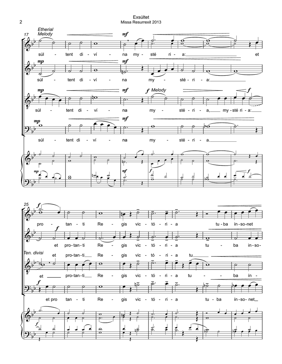 Exsultet (from 