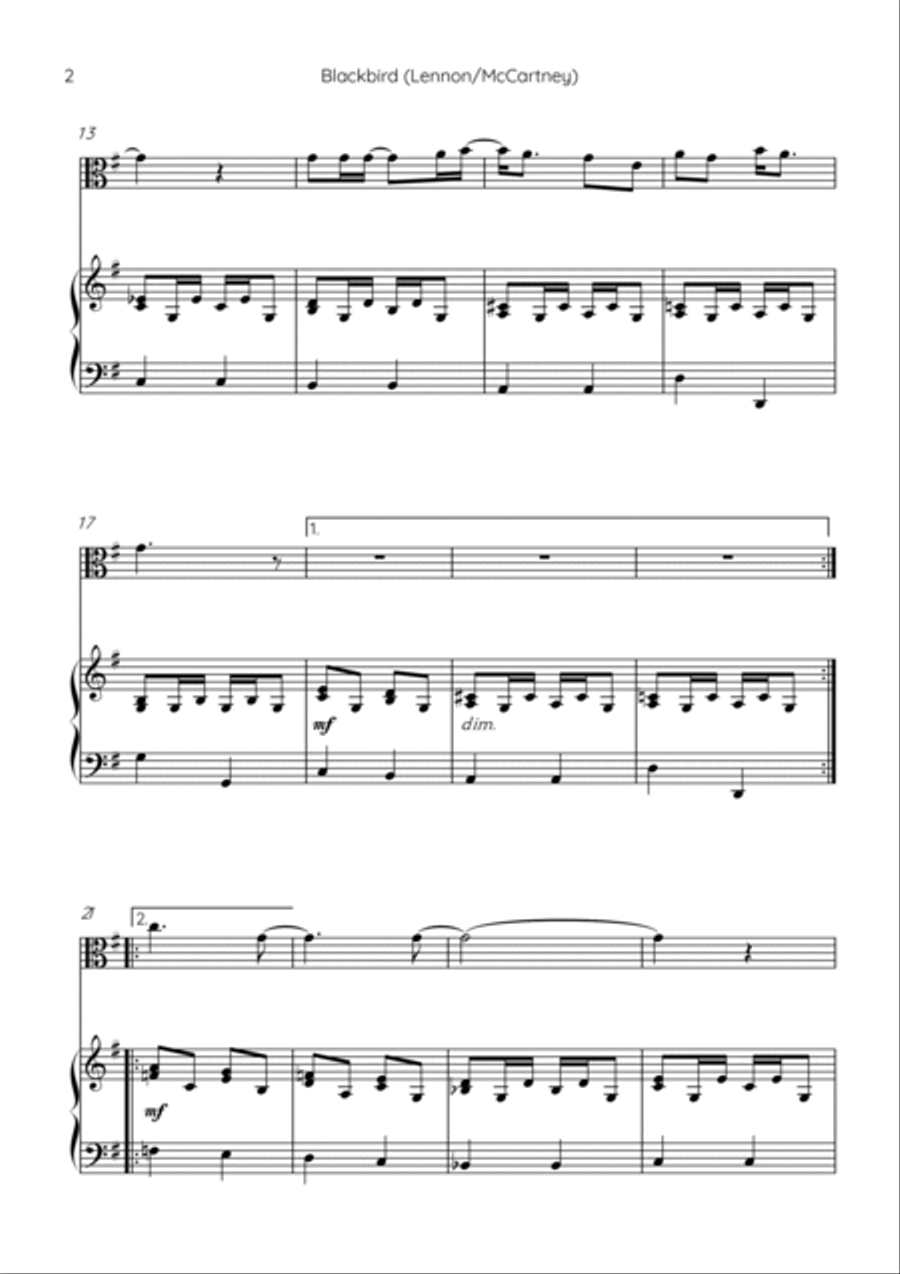 Blackbird Chamber Music scores gallery preview page 2