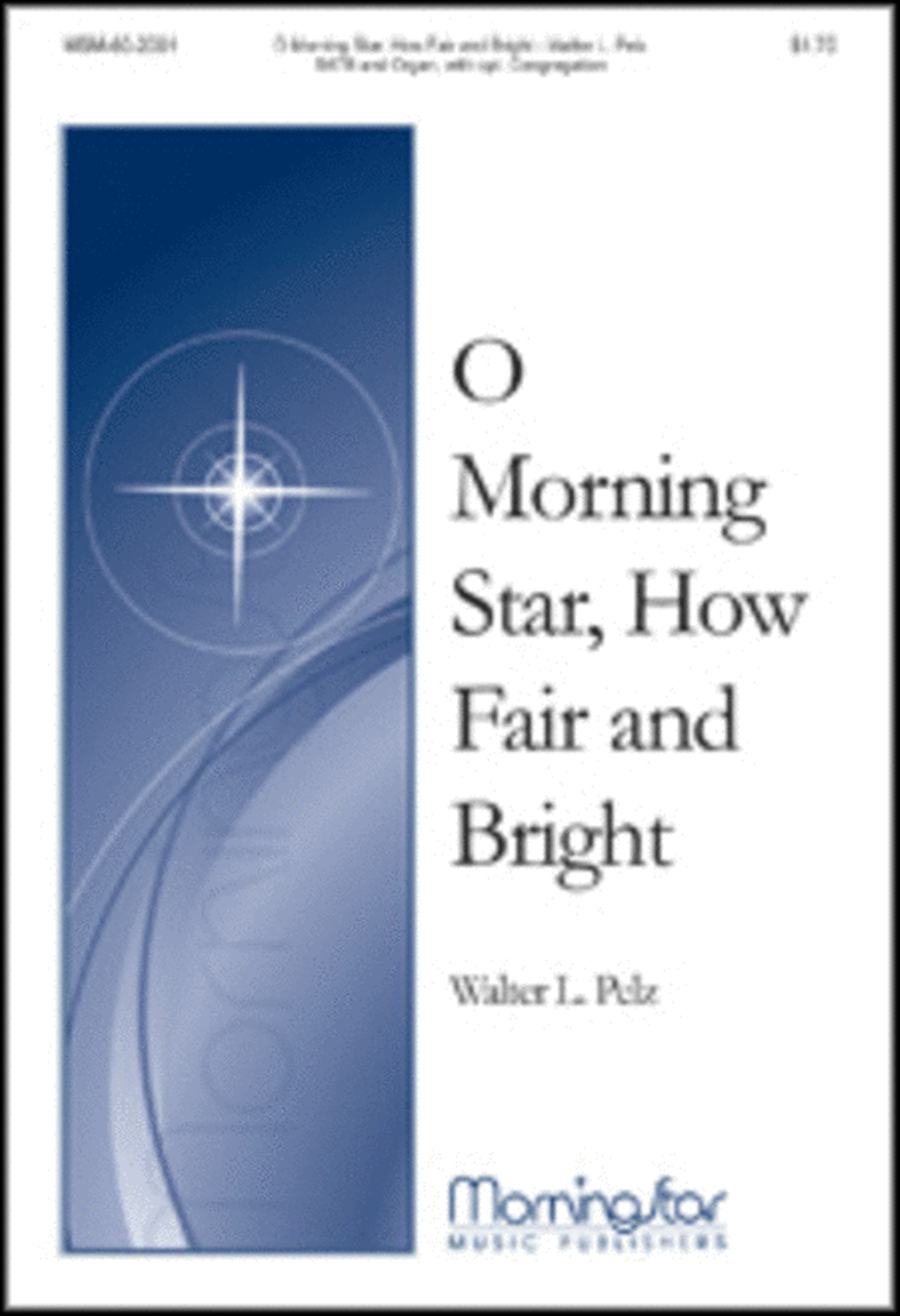 O Morning Star, How Fair and Bright 4-Part scores gallery preview page 1