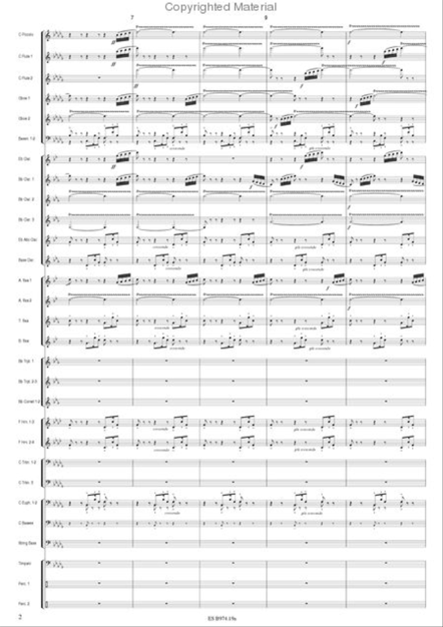 The Ride of the Valkyries Concert Band scores gallery preview page 4