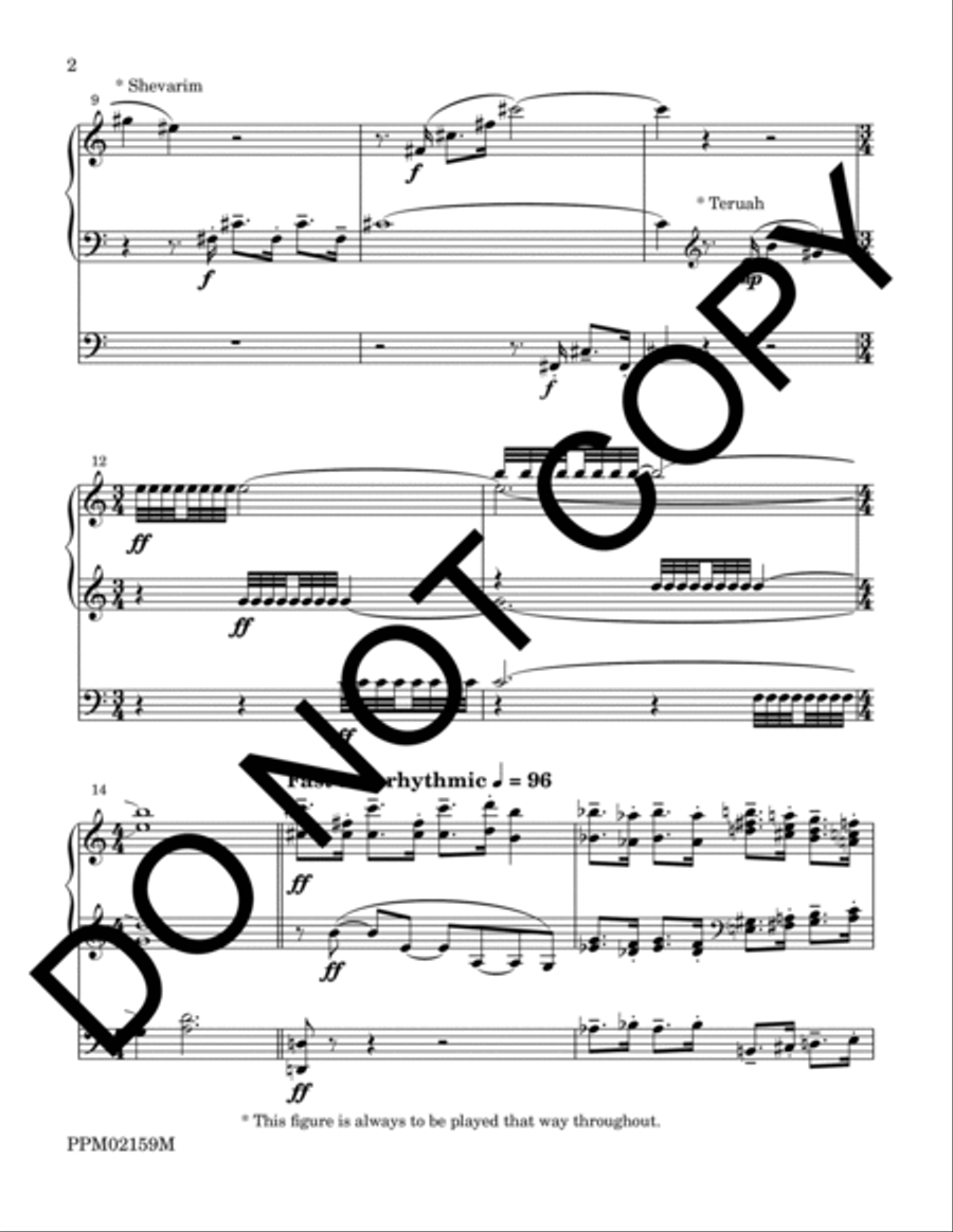 The Great Shofar is Sounded Organ scores gallery preview page 5