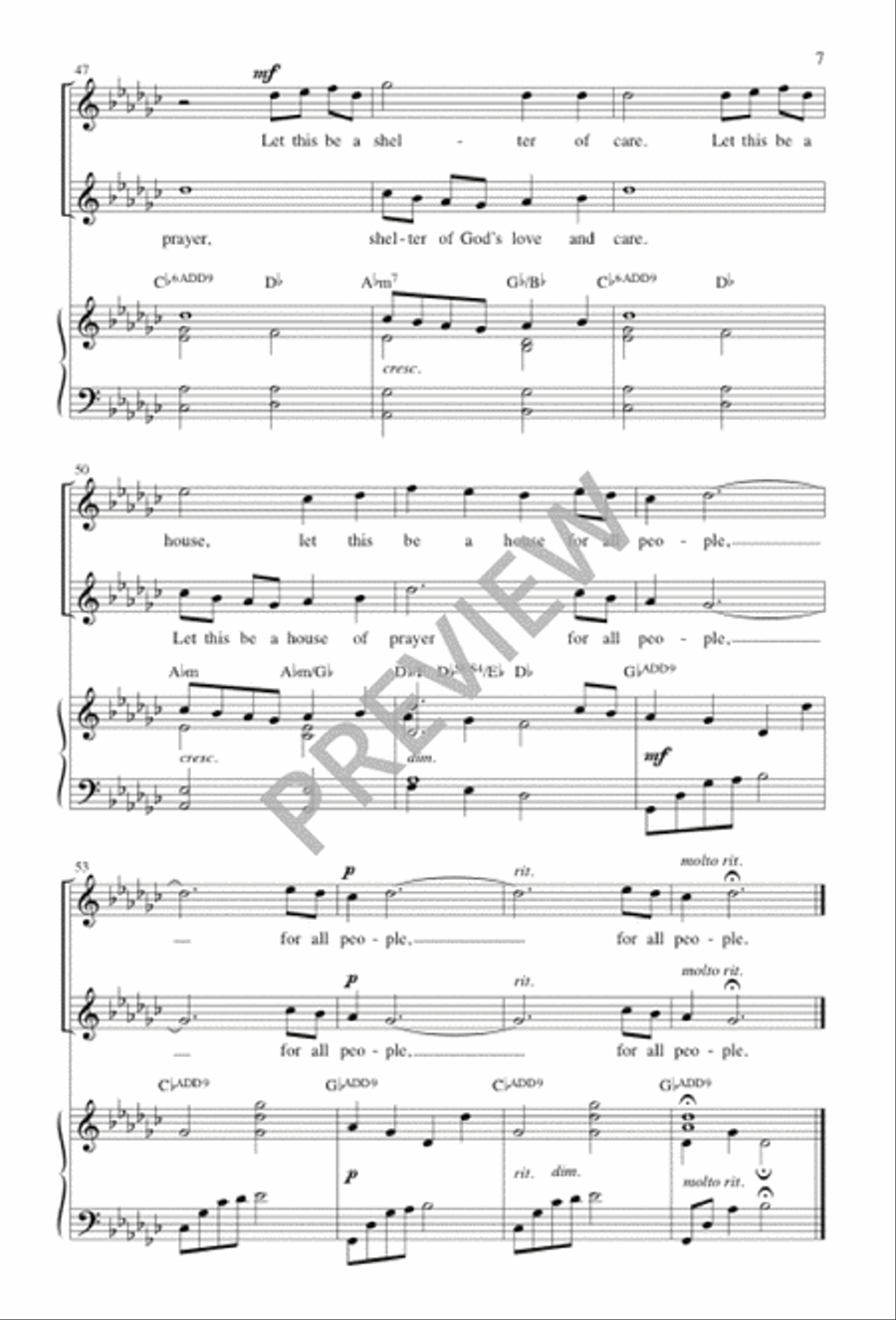 A House of Prayer A House of Prayer 4-Part scores gallery preview page 8