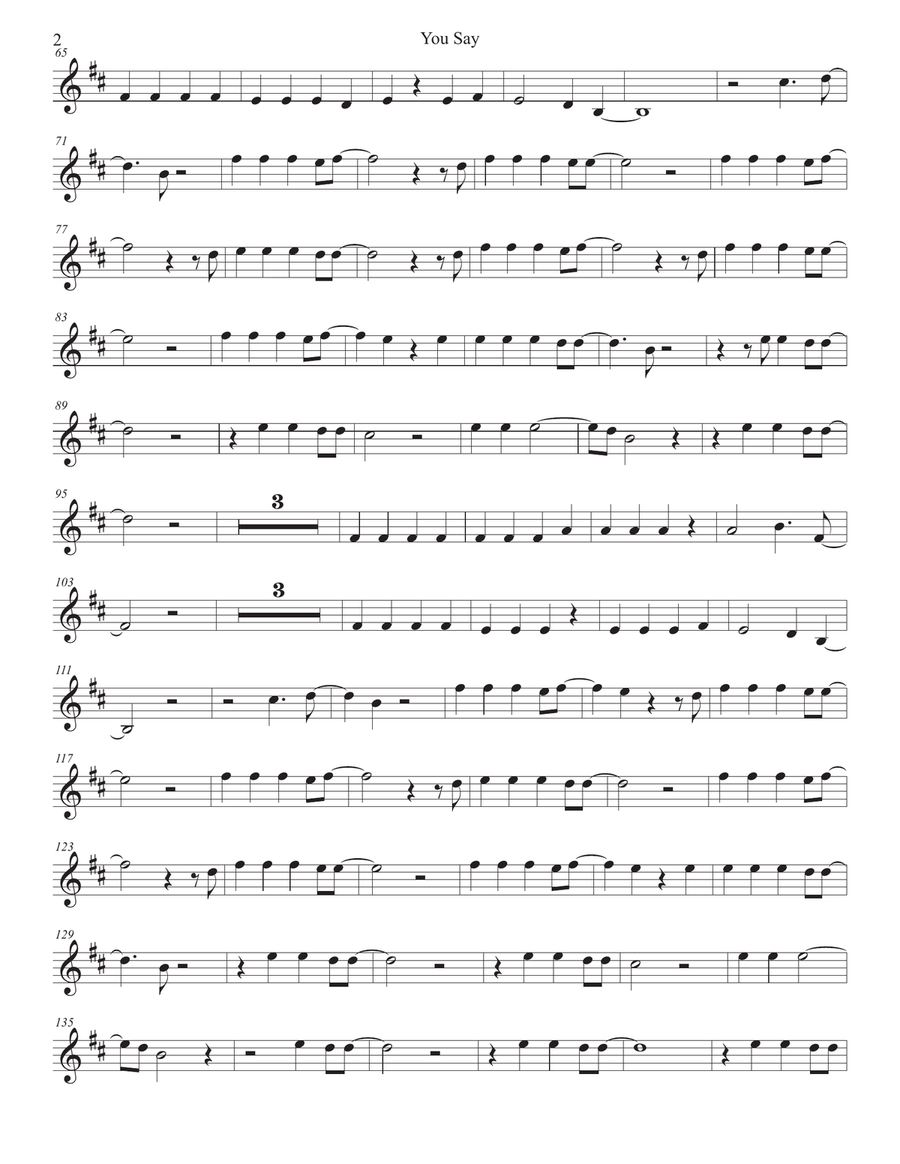 You Say Alto Saxophone scores gallery preview page 2