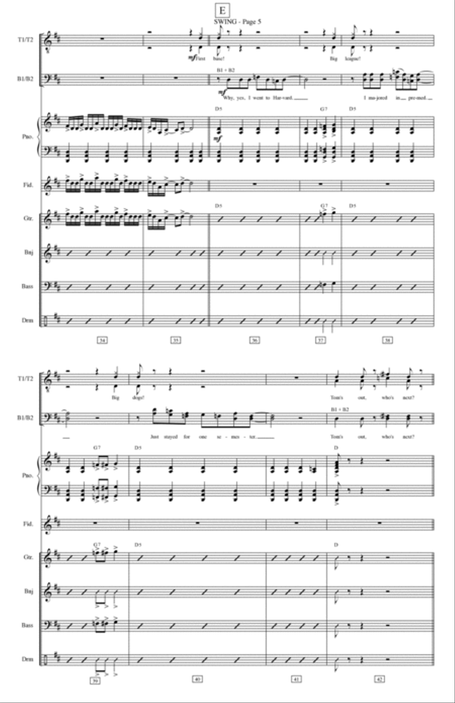 Swing Swing Violin scores gallery preview page 5