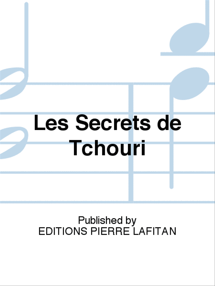 Les Secrets de Tchouri Violin Solo scores gallery preview page 1