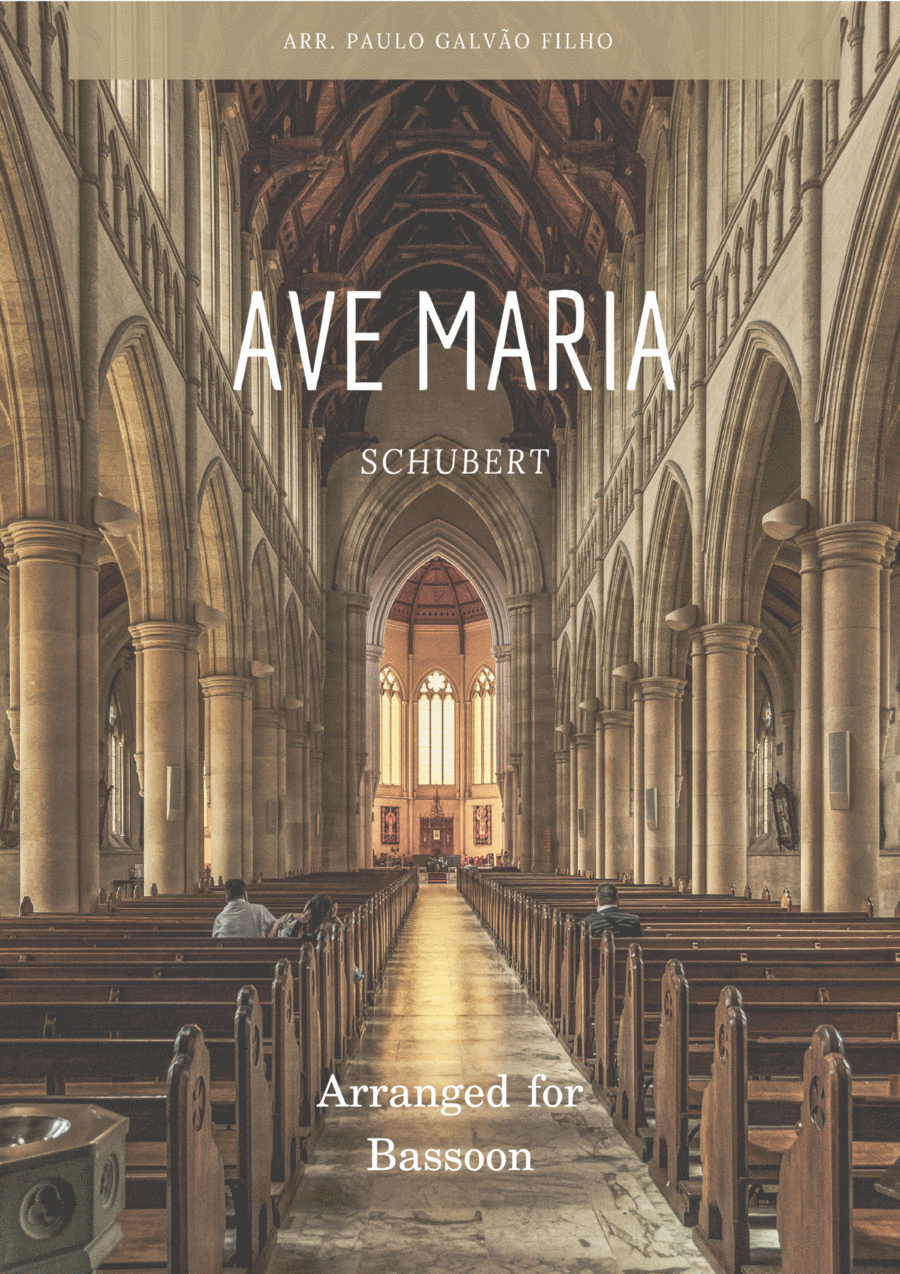 AVE MARIA - SCHUBERT – BASSOON SOLO Bassoon Solo scores gallery preview page 1
