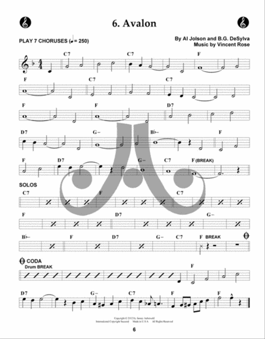 Volume 133 - Down By The Riverside C Instrument scores gallery preview page 4