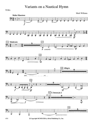 Variations on a Nautical Hymn: Tuba