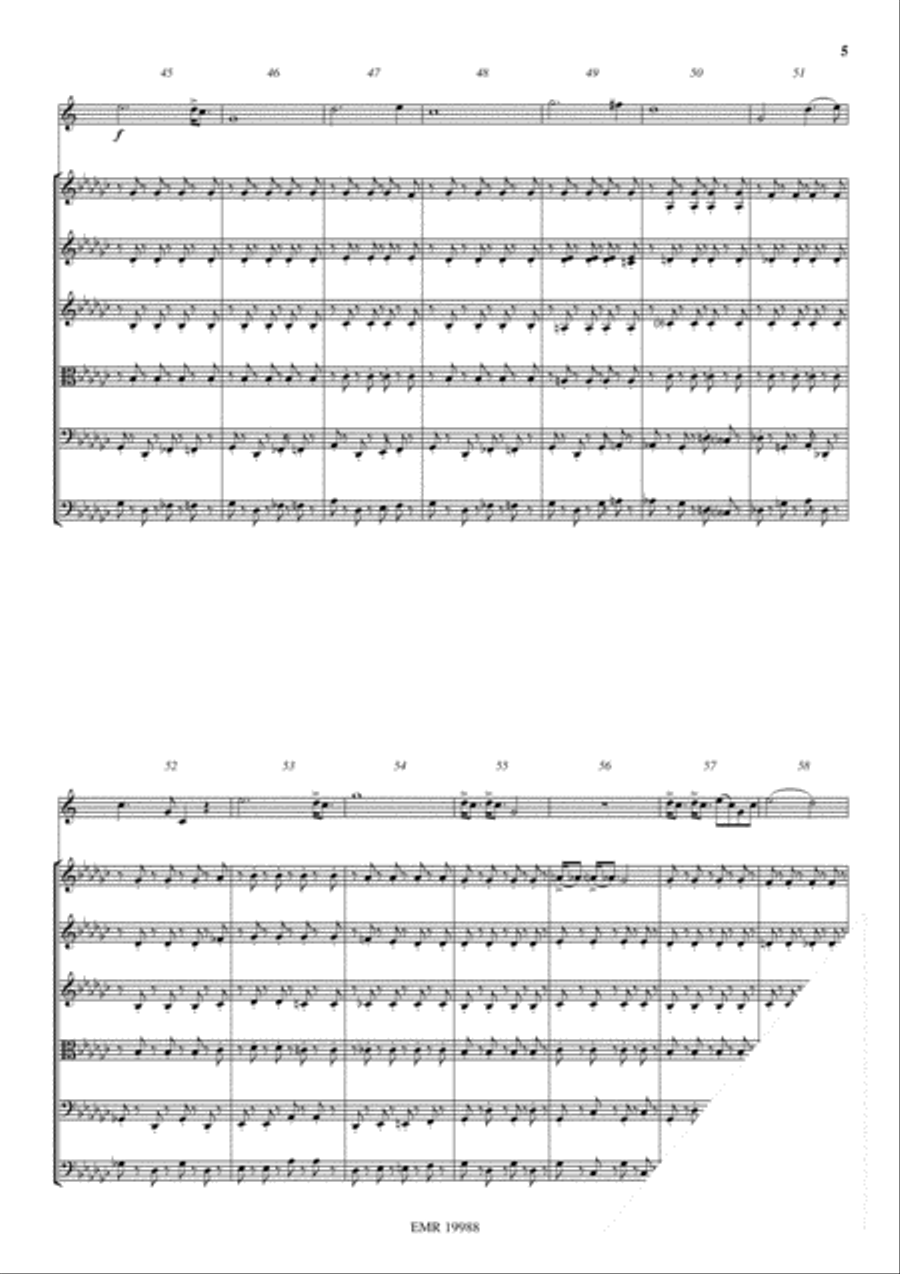 Brahms In The Alps String Orchestra scores gallery preview page 5
