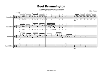 Beef Drummington Drumline Cadence