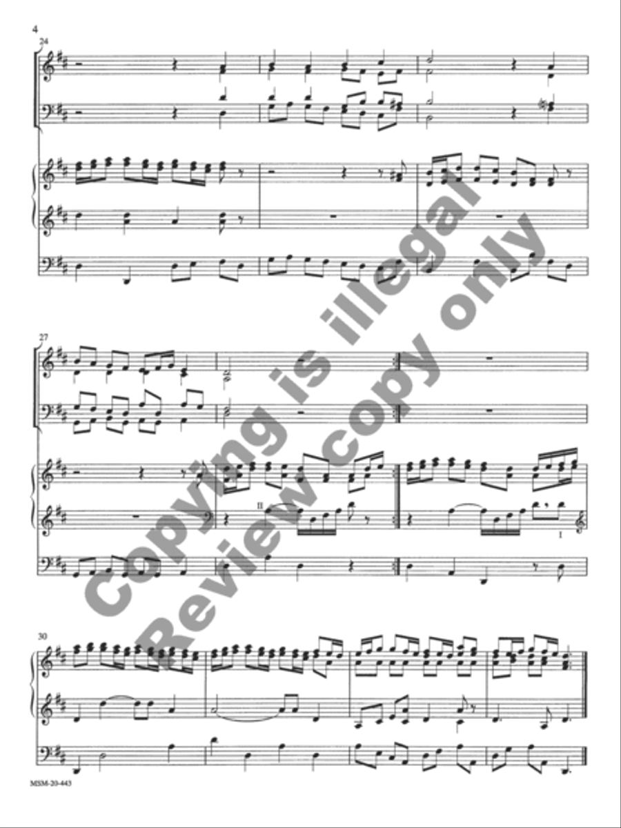 Awake, Thou Wintry Earth Organ scores gallery preview page 6