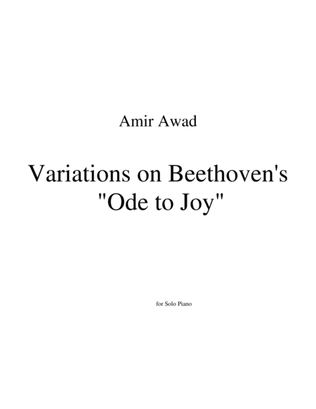 Variations on Beethoven's 9th Symphony "Ode to Joy " for Piano Solo