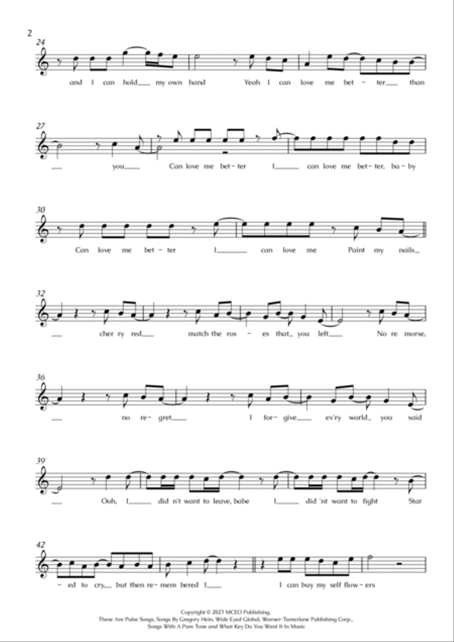 Flowers Flowers Piccolo scores gallery preview page 2