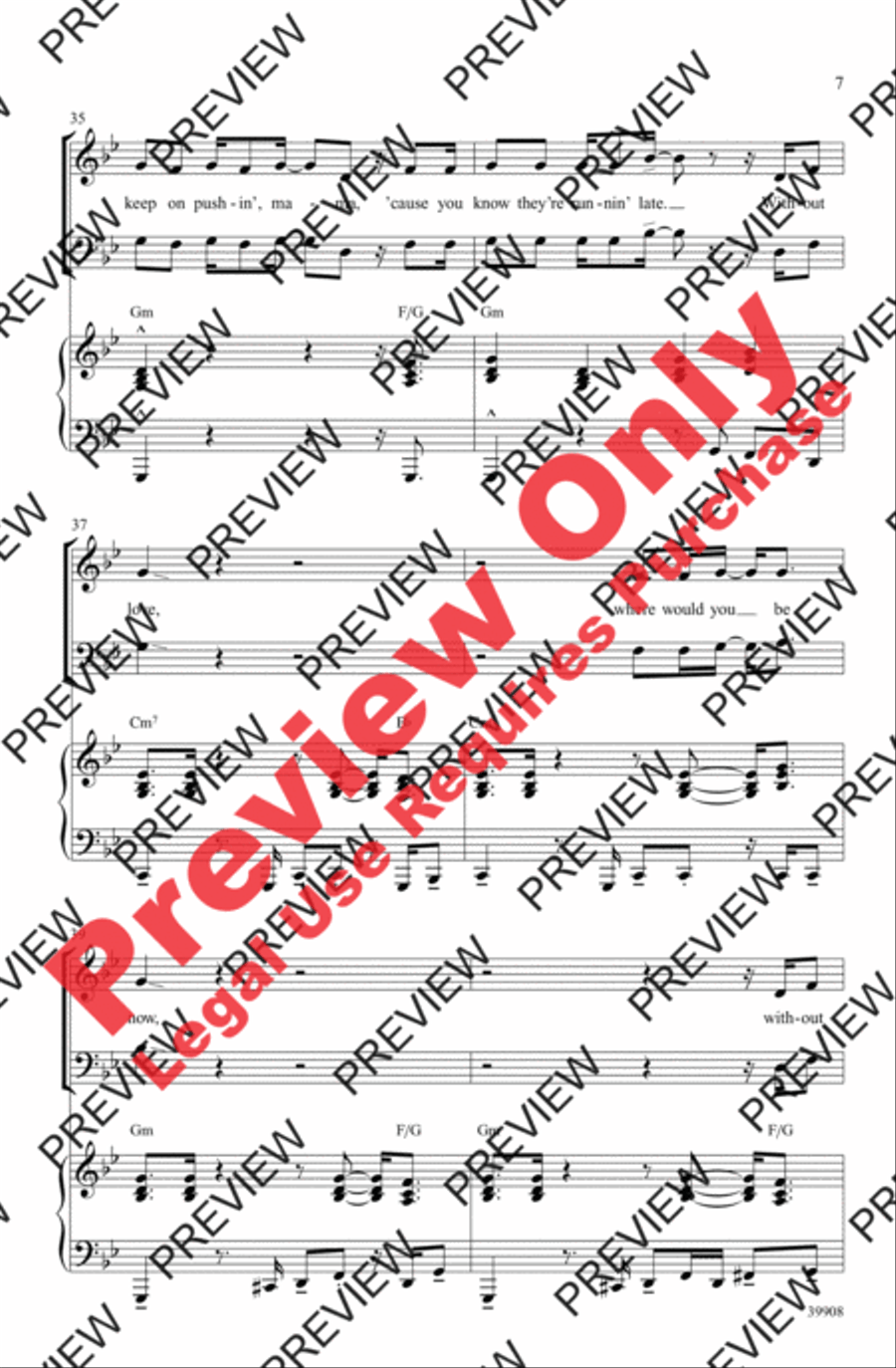 Long Train Runnin' Long Train Runnin' 3-Part scores gallery preview page 7