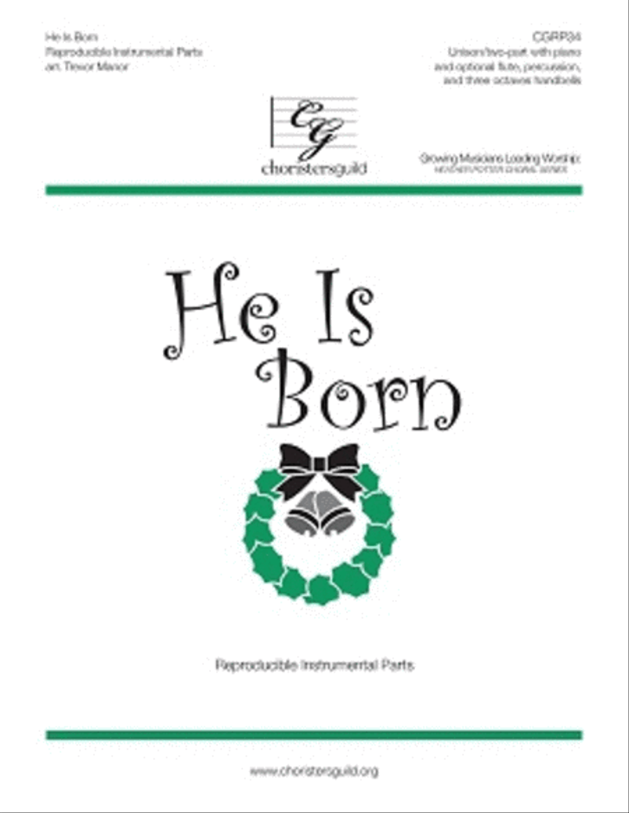 Book cover for He Is Born