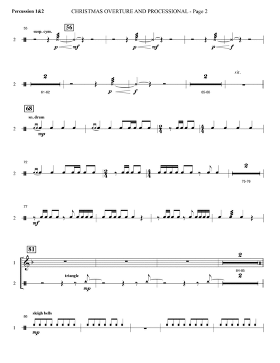 Let There Be Christmas Orchestration - Percussion 1 & 2