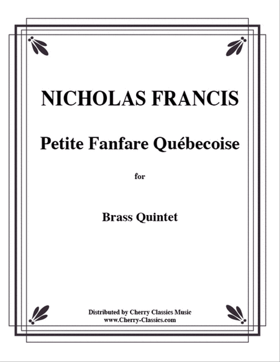 Petite Fanfare Québecoise Brass Quintet scores gallery preview page 1