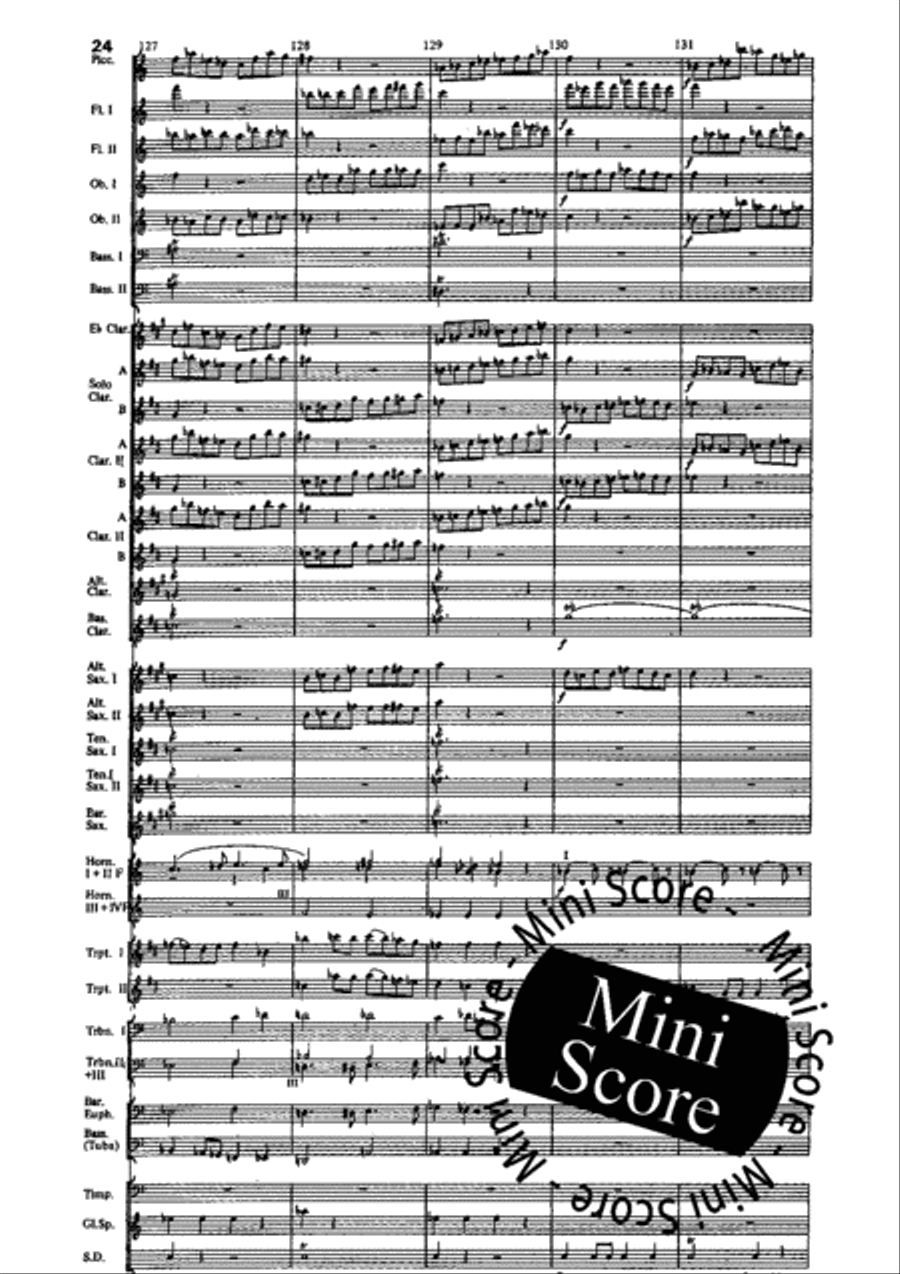 Geschwind Marsch by Beethoven Concert Band scores gallery preview page 28