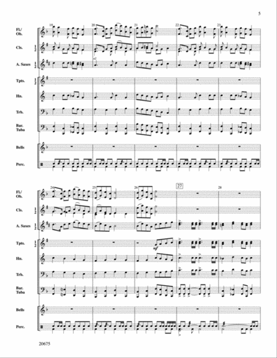 Legacy March Concert Band scores gallery preview page 4