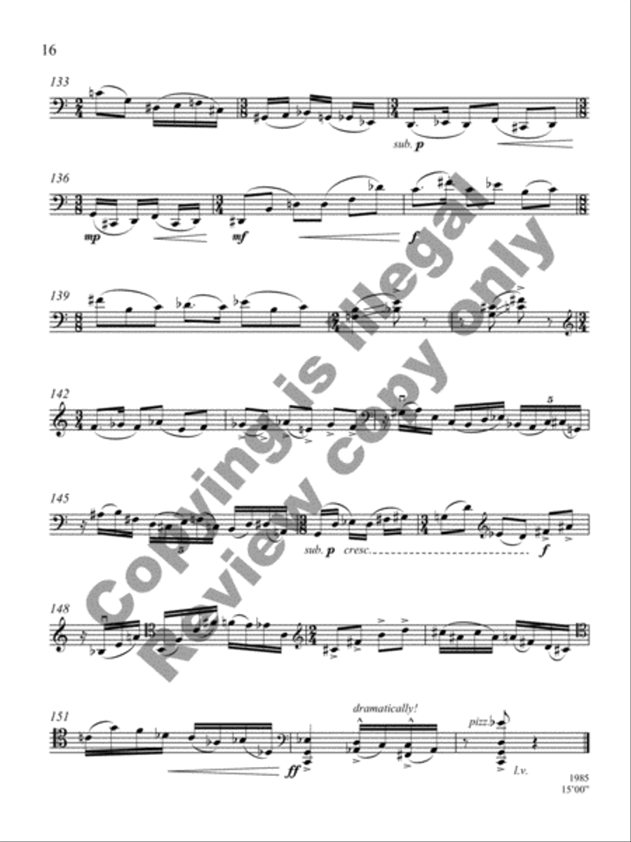 Four Impressions Four Impressions Cello Solo scores gallery preview page 10