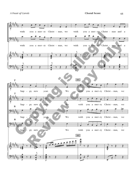 A Feast of Carols (Choral Score)