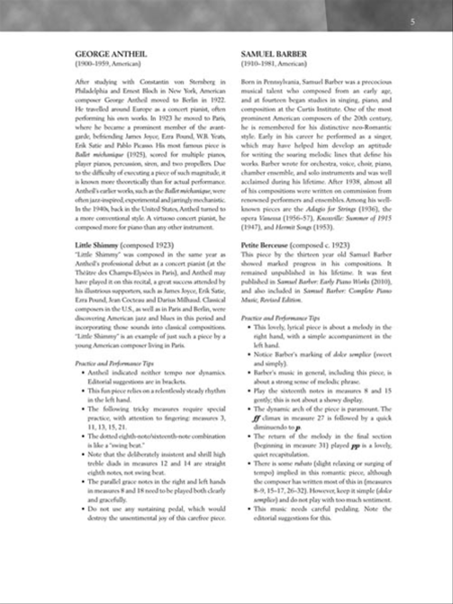 The 20th Century – Intermediate Level Piano Solo scores gallery preview page 7