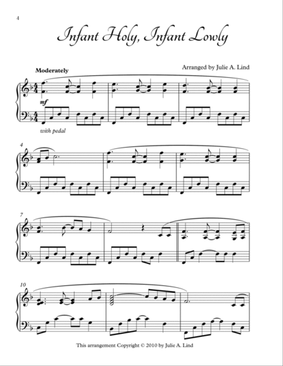 A Prelude to Christmas: 18 Intermediate Piano Solos Piano Solo scores gallery preview page 5