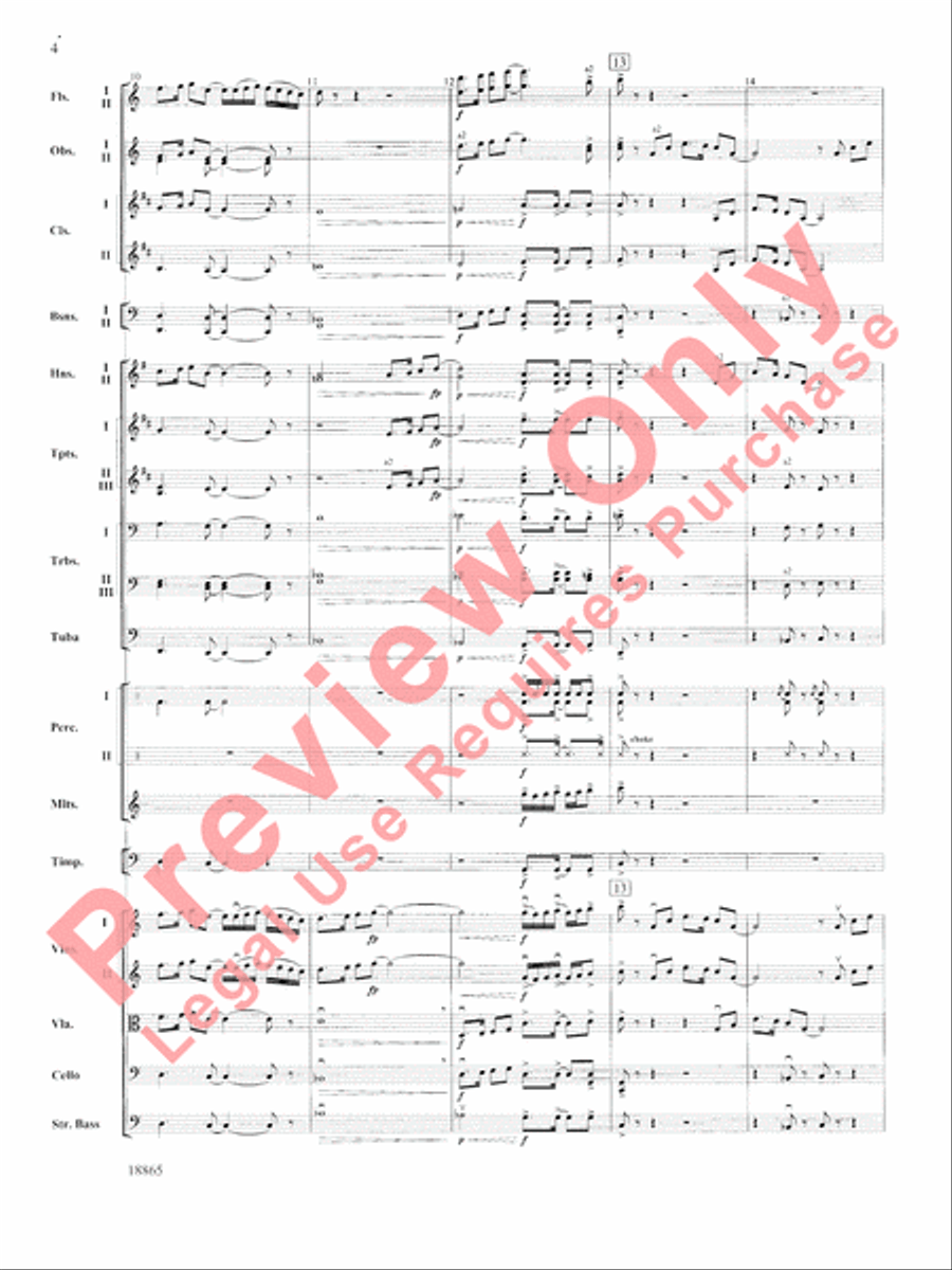 An American Rhapsody An American Rhapsody Full Orchestra scores gallery preview page 5